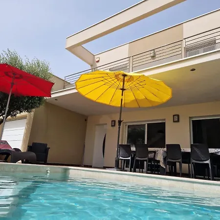 Heated Pool, Indoor Spa, 5bedroom, 10pl, Near Cap D'agde, Mediterranean Вілла Агд